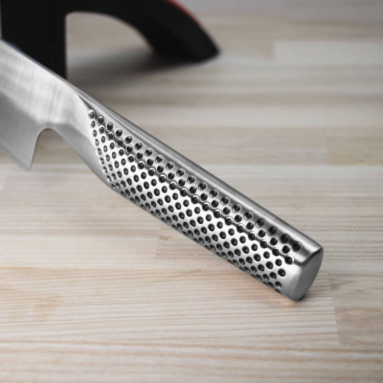 Global Japoński Zestaw Starter Nóż Szefa Kuchni G-2 i Ostrzałka Noży 220/BR