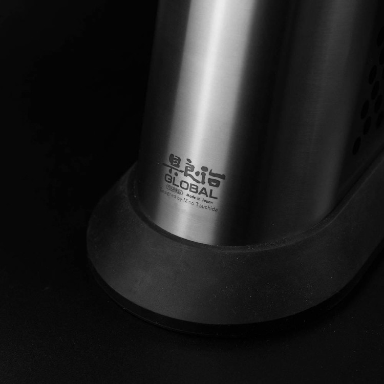 Global Zestaw Noży w Gładkim Bloku w Kropki 8 Częściowy