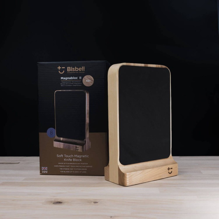 BISBELL Drewniany Blok Magnetyczny Jesion Jesionowy Na Noże Soft Touch
