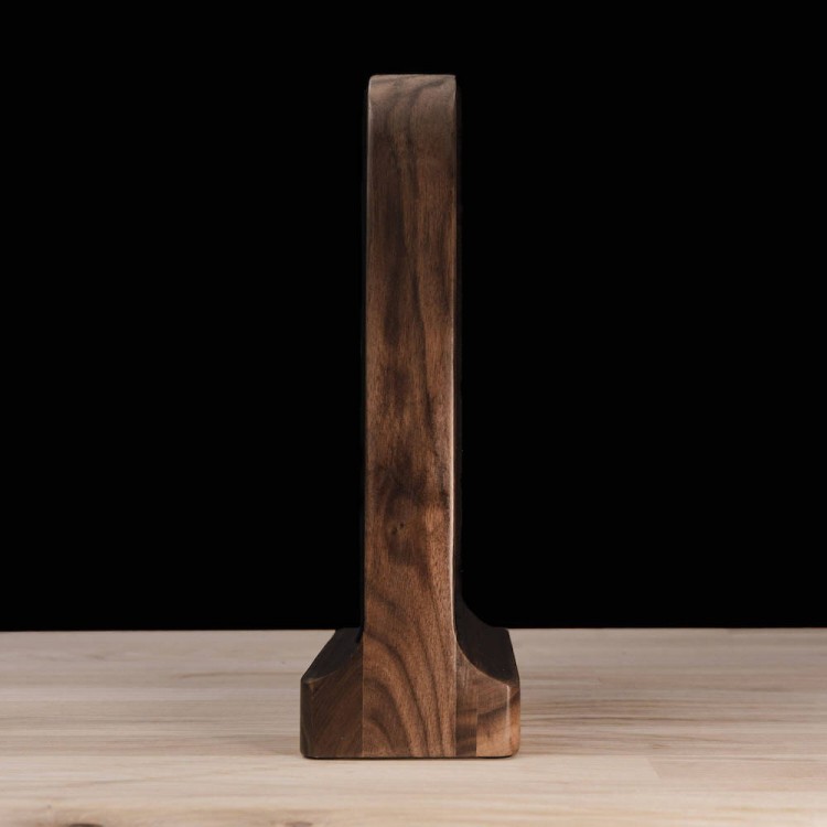 BISBELL Drewniany Blok Magnetyczny Orzech Orzechowy Na Noże Soft Touch