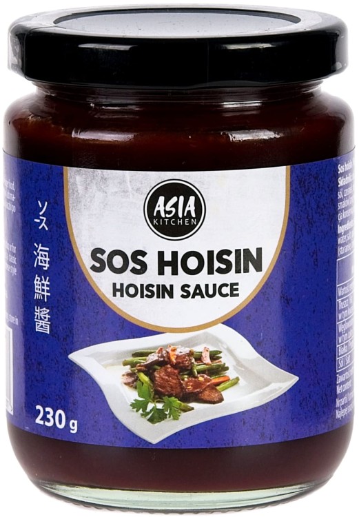 Chiński Gęsty Smaczny Sos HOISIN Słodko Kwaśny Śliwkowy Hoi Sin Sauce 230g ASIA KITCHEN