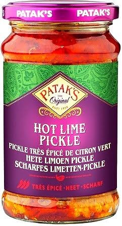 Indyjskie Marynowane Bardzo Ostre Limonki Hot HOT LIME PICKLE 283g PATAKS