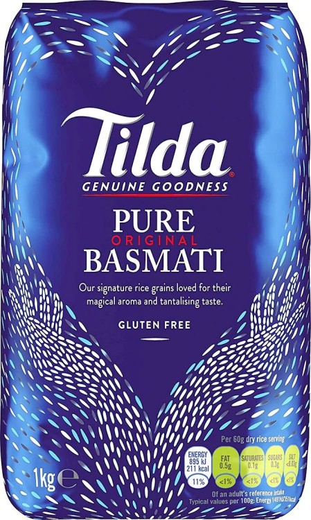 Indyjski Ryż Basmati Czysty i Zdrowy Naturalny Długie Ziarno 1kg 1000g TILDA