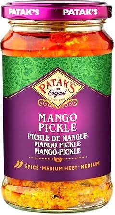 Indyjskie Marynowane Średnio Ostre Mango Medium Hot MANGO HOT 283g PATAKS