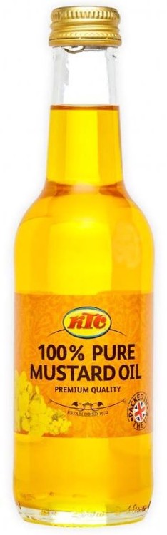 Olej Olejek Musztardowy Na Porost Włosów Skóra Mustard Oil Hair 250ml KTC