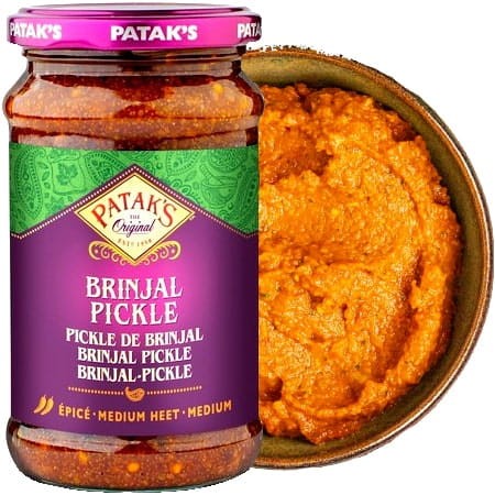 Marynowany Średnio Ostry Indyjski Bakłażan Brinjal Medium Hot 312g PATAKS