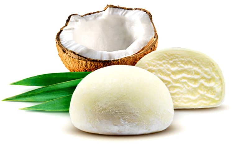 Ciasteczka Ciastka Ryżowe MOCHI Nadzienie Kokos i Pandan Coconut 180g AWON
