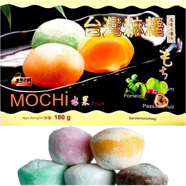 Ciasteczka Ciastka Kulki Ryżowe MOCHI Nadzienie Owocowe Fruity Mix 180g AWON