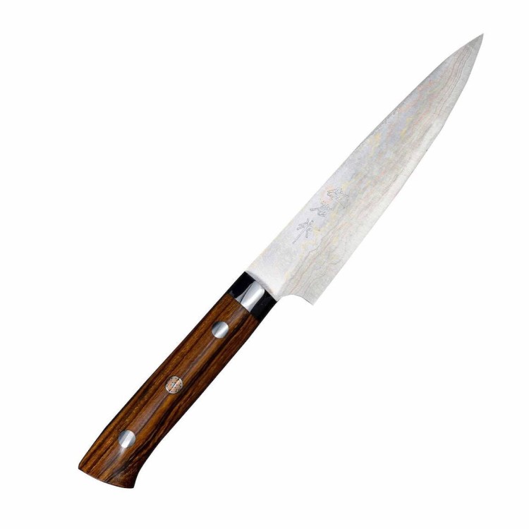 Takeshi Saji IW Aogami#2 Color Japoński Nóż Kuchenny Uniwersalny 62HRC 13cm