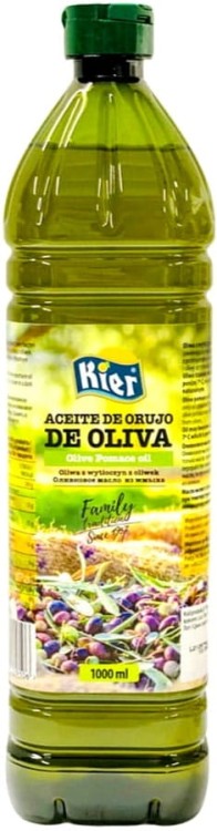 Oliwa z Tłoczonych Oliwek Pomace Orujo Olive Oil Virgin 1L 1000ml KIER