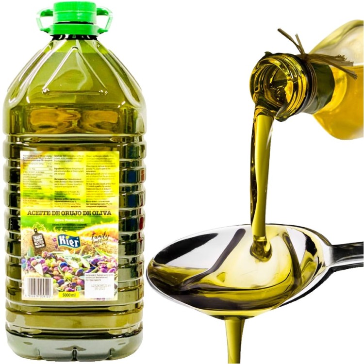 Oliwa z Tłoczonych Oliwek Pomace Orujo Olive Oil Virgin 5L 5000ml KIER