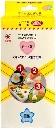 Foremka Forma Do Ryżu Sushi Mold Wzór Serce i Kwiatek Super Wzory HS