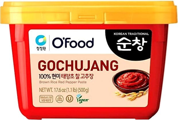 Koreańska Ostra Gęsta Pasta Chili Gochujang Korean Paste VEGAN 500g O'FOOD