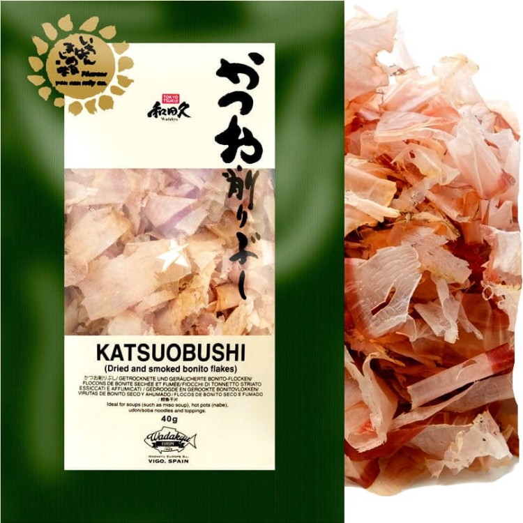Płatki Suszonego Tuńczyka Bonito Flakes Katsuobushi Do Dashi 40g WADAKYU