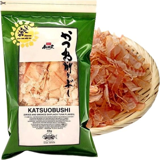 Płatki Suszonego Tuńczyka Bonito Flakes Katsuobushi Do Dashi 40g WADAKYU