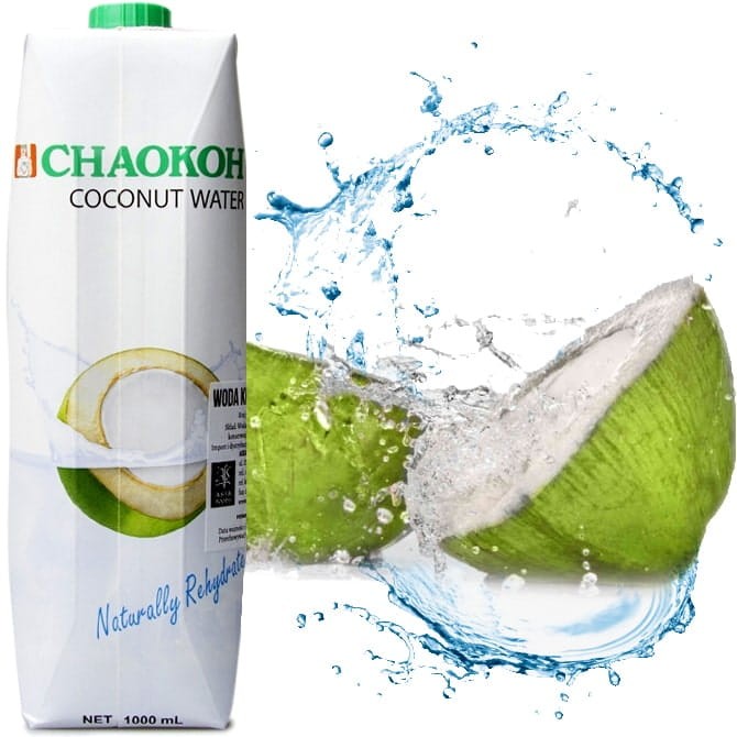 Zdrowa Woda Kokosowa z Kokosa 100% Naturalne Nawodnienie 1000ml 1 Litr CHAOKOH