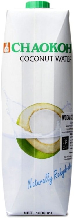 Zdrowa Woda Kokosowa z Kokosa 100% Naturalne Nawodnienie 1000ml 1 Litr CHAOKOH
