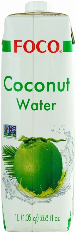 Zdrowa Woda Kokosowa z Kokosa 100% Naturalne Nawodnienie 1000ml 1 Litr FOCO