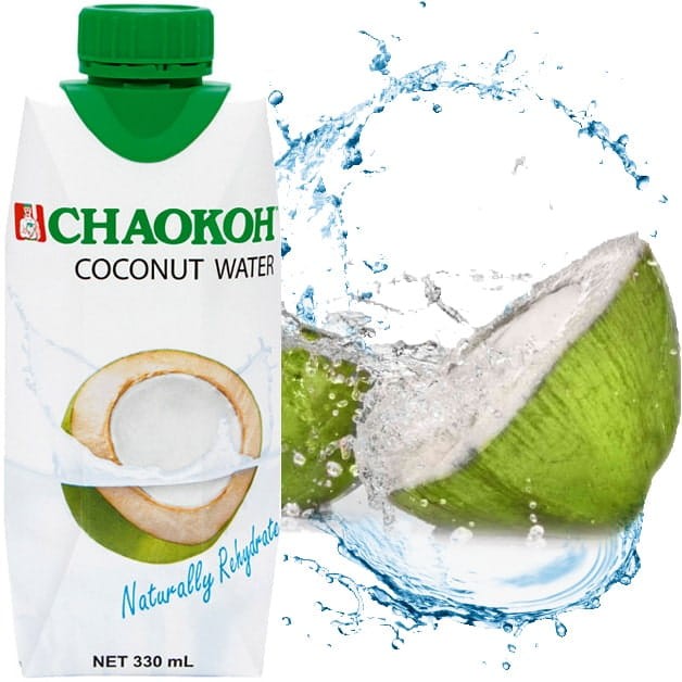 Zdrowa Woda Kokosowa z Kokosa 100% Naturalne Nawodnienie 330ml 0,33L CHAOKOH