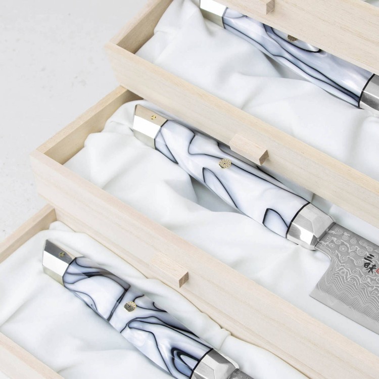 Mcusta Limited "White Tiger" Zestaw 4 Noży