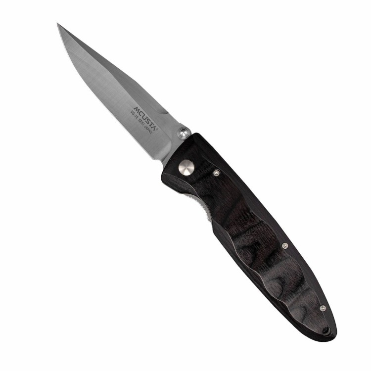 Mcusta Classic Wave Black Pakka VG-10 Japoński Nóż Składany 8cm