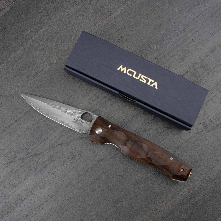Mcusta Elite Tactility Iron Wood SPG2 Japoński Nóż Składany 8,5cm