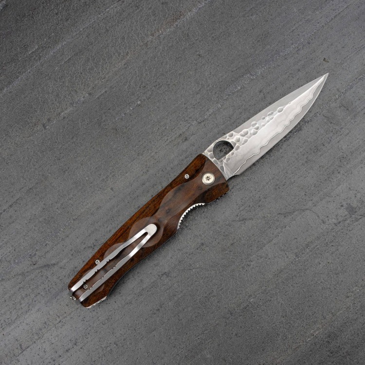 Mcusta Elite Tactility Iron Wood SPG2 Japoński Nóż Składany 8,5cm