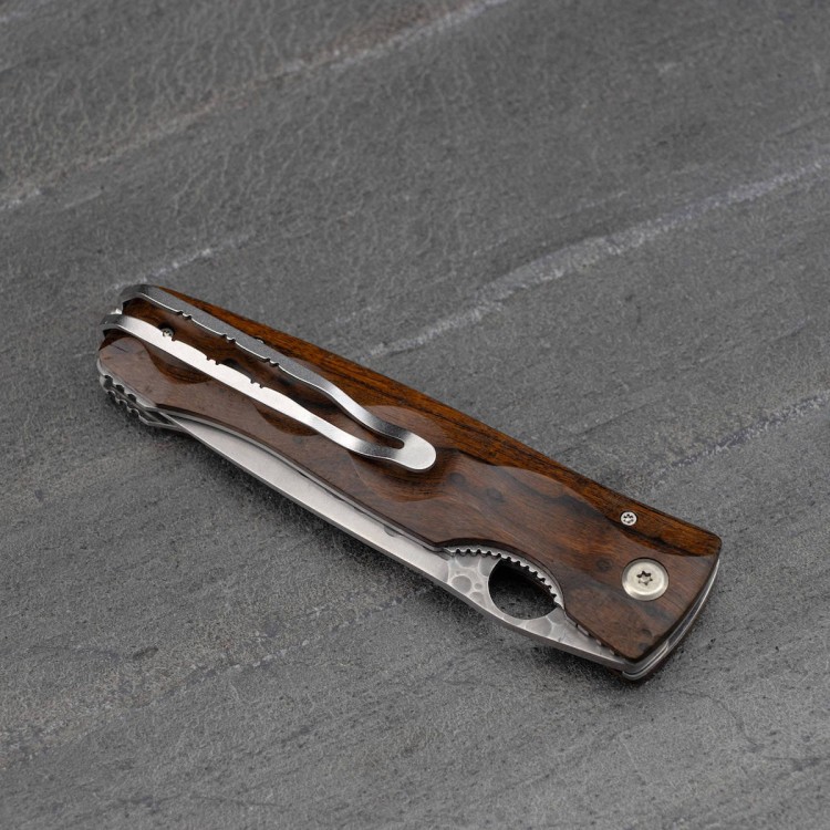 Mcusta Elite Tactility Iron Wood SPG2 Japoński Nóż Składany 8,5cm