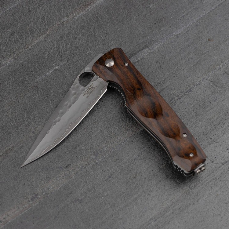 Mcusta Elite Tactility Iron Wood SPG2 Japoński Nóż Składany 8,5cm