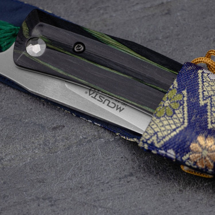 Mcusta Friction Folder Czarno-Zielony VG-10 Japoński Nóż Składany 7,5cm
