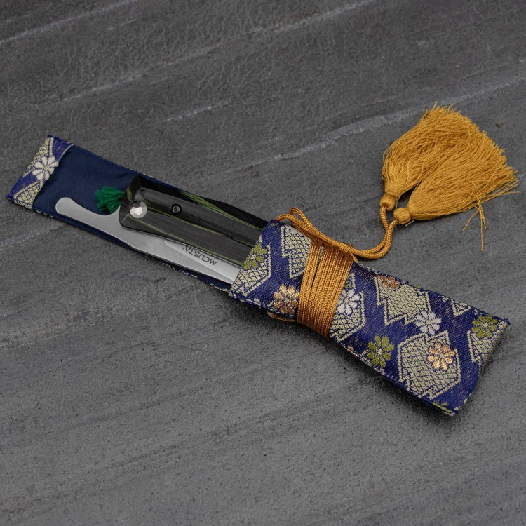 Mcusta Friction Folder Czarno-Zielony VG-10 Japoński Nóż Składany 7,5cm