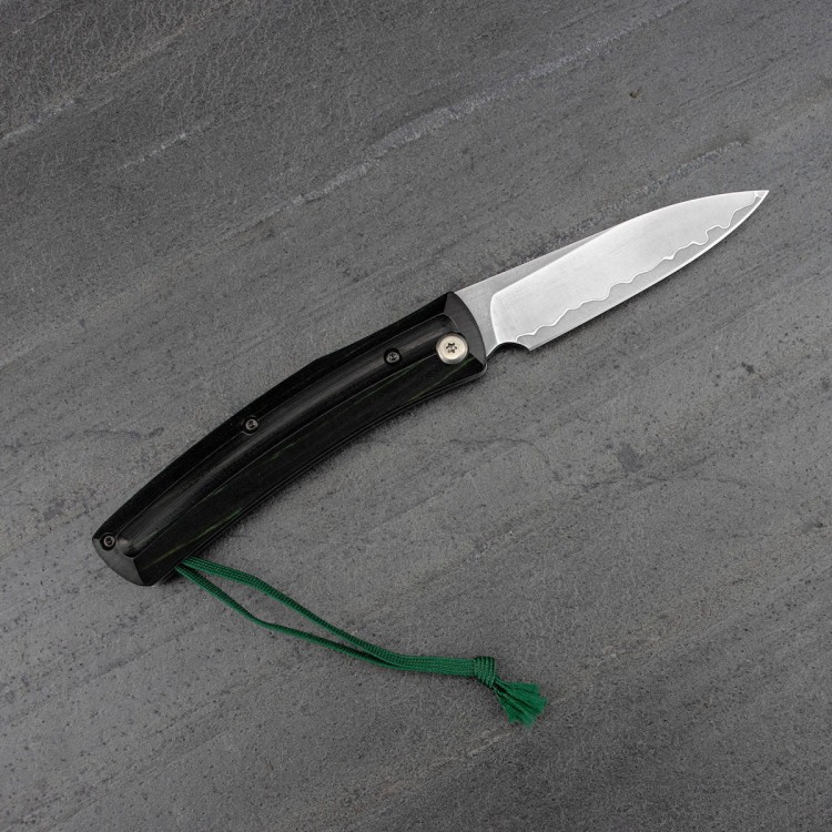 Mcusta Friction Folder Czarno-Zielony VG-10 Japoński Nóż Składany 7,5cm