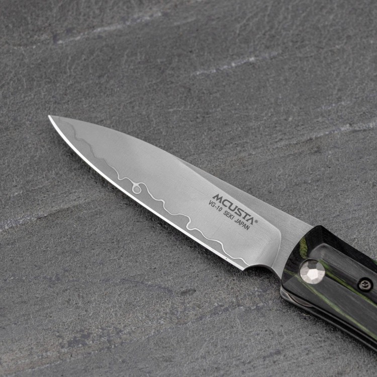 Mcusta Friction Folder Czarno-Zielony VG-10 Japoński Nóż Składany 7,5cm