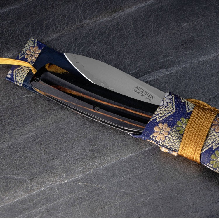 Mcusta Friction Folder Czarno-Żółty VG-10 Japoński Nóż Składany 7,5cm