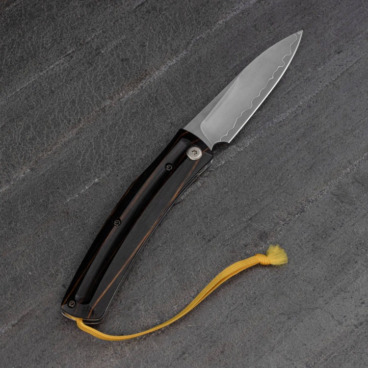 Mcusta Friction Folder Czarno-Żółty VG-10 Japoński Nóż Składany 7,5cm