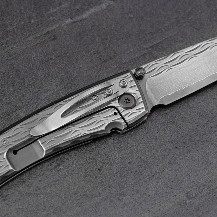 Mcusta Nami VG-10 Damascus Japoński Nóż Składany 8,5cm