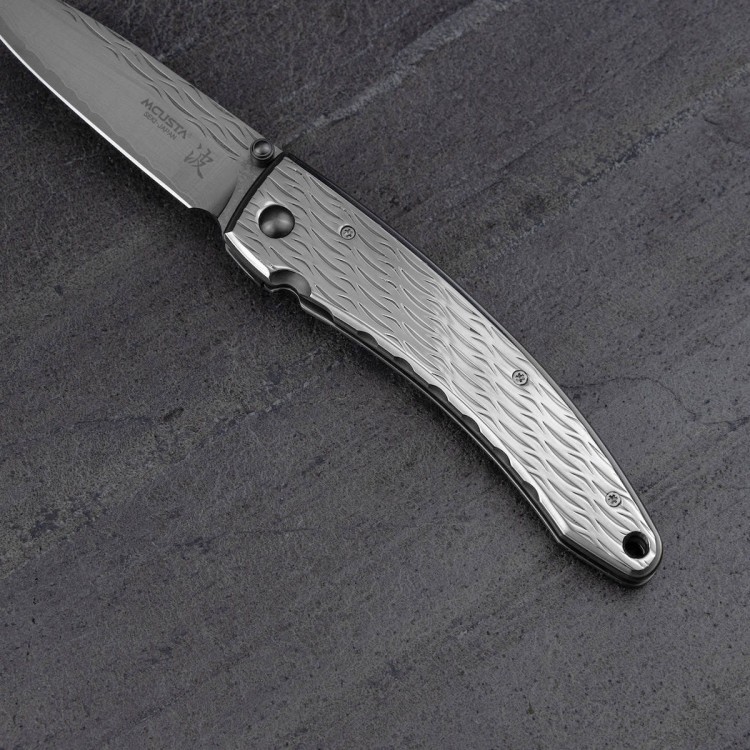 Mcusta Nami VG-10 Damascus Japoński Nóż Składany 8,5cm