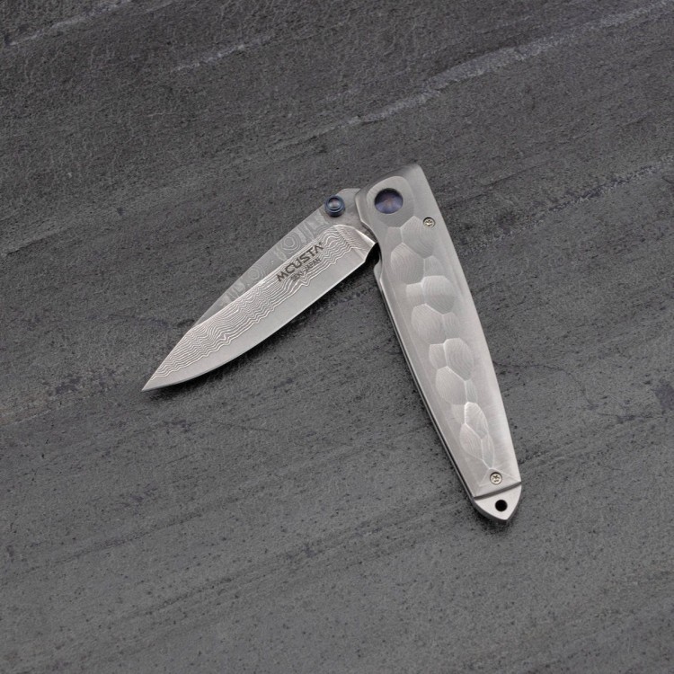 Mcusta Zanmai Shinra Tsuchi Damascus VG10 Japoński Ostry Nóż Składany 6,5cm