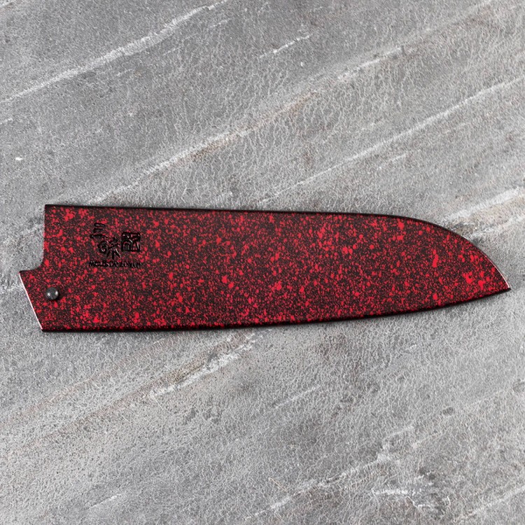 Mcusta Zanmai Japoński Drewniany Pokrowiec Saya Na Nóż Santoku 18cm