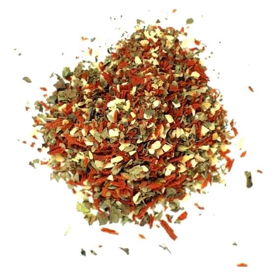 Pomidory z Czosnkiem i Bazylią Suszona Aromatyczna Ziołowa Przyprawa 50g SKWORCU