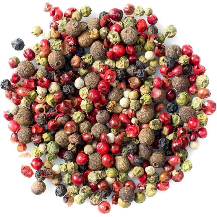 Pieprz Kolorowy w Ziarnie Ziarnisty Ziarno Kolorowego Pieprzu 75g SKWORCU