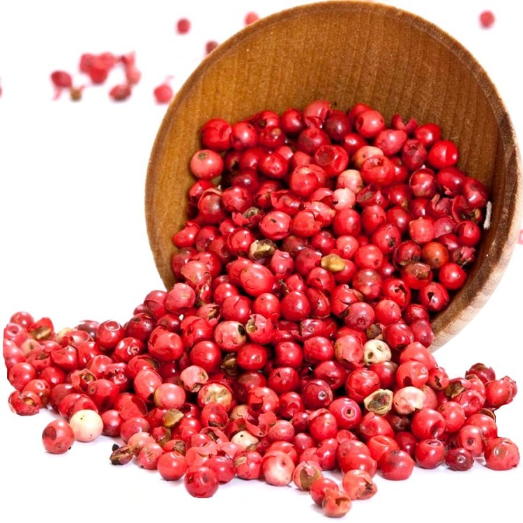 Pieprz Czerwony w Ziarnie Suszony Ziarnisty Aromatyczny Intensywny 25g SKWORCU