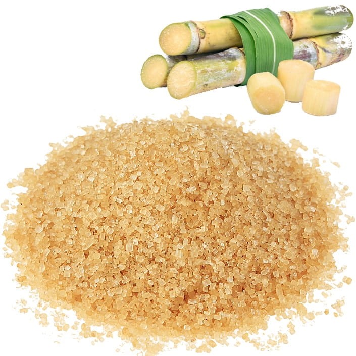 Cukier Trzcinowy Brązowy z Trzciny Cukrowej Nierafinowany Demerara 200g SKWORCU