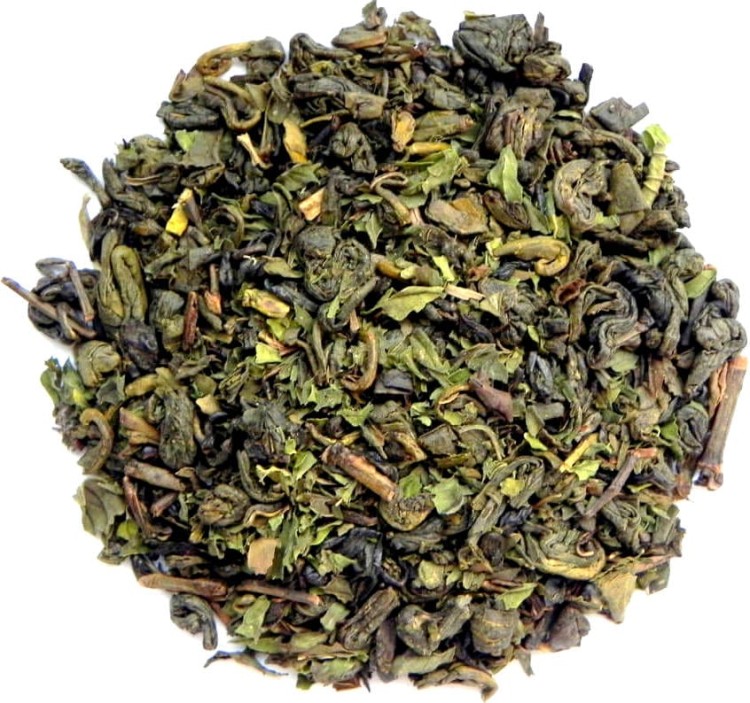 Herbata Zielona Chińska Liściasta Gunpowder Naturalna Perełkowa Zdrowa 50g SKWORCU