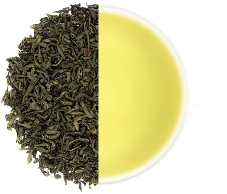 Zielona Chińska Herbata Liściasta Chun Mee Oczyszczająca Na Oczyszczanie 50g SKWORCU