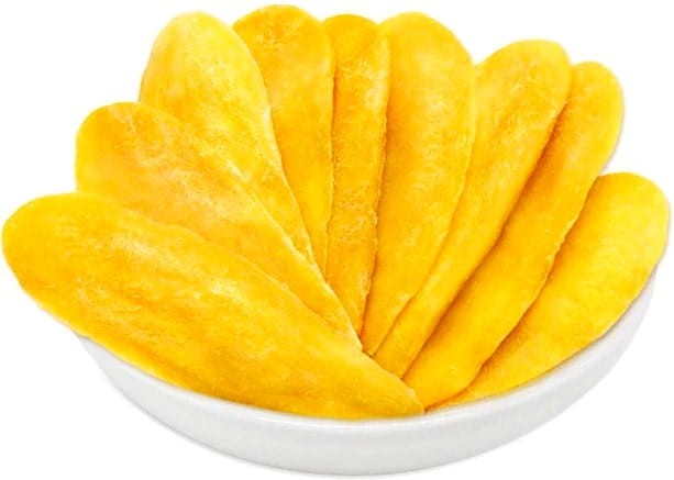 Suszone Mango Owoce Plasterki Paski Krojone Naturalna Zdrowa Przekąska 100g SKWORCU