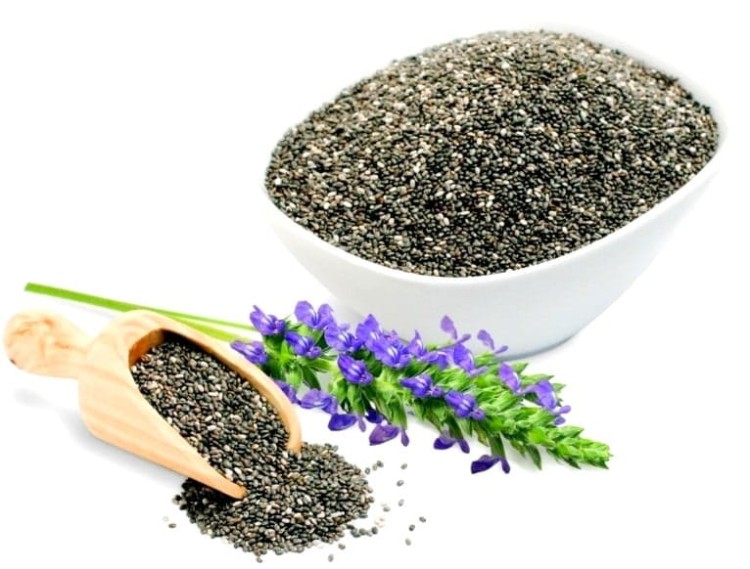 Nasiona Chia Naturalna 100% Szałwia Hiszpańska Odchudzanie Świeża 100g SKWORCU