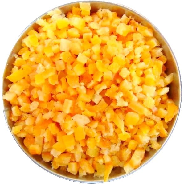 Kandyzowana Skórka Słodka Kostka Pomarańczy Pomarańczowa Pomarańcza 100g SKWORCU