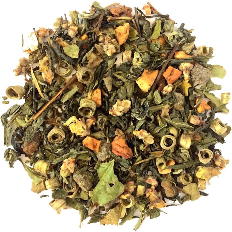 Herbata Zielona Liściasta Sencha Gunpowder Huang Ciao Ósmy Cud Świata 50g SKWORCU