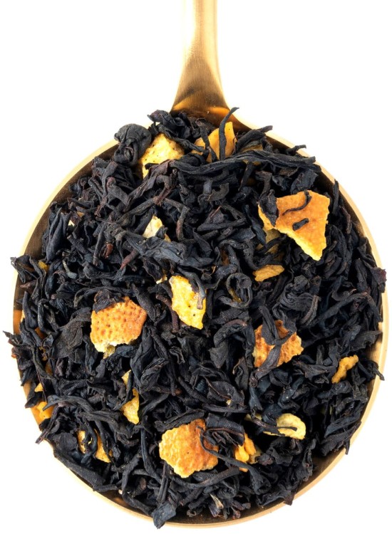 Herbata Czarna Liściasta Słodka Pomarańcza Owocowy Aromatyczny Smak 50g SKWORCU